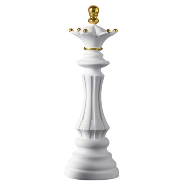 Chess King Queen Knight Resin Crafts International Chess Statue Sculpture