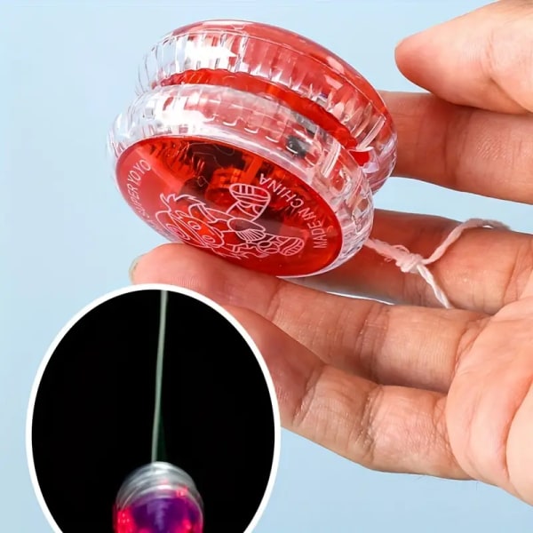 5 stk lysende yo-yo bolde - lyse farver, nemme at spille - farverig variation til jul