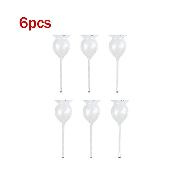 Plantevannere selvvannende globe selvvannende håndblåst klart glass plantevannslampe for innendørs