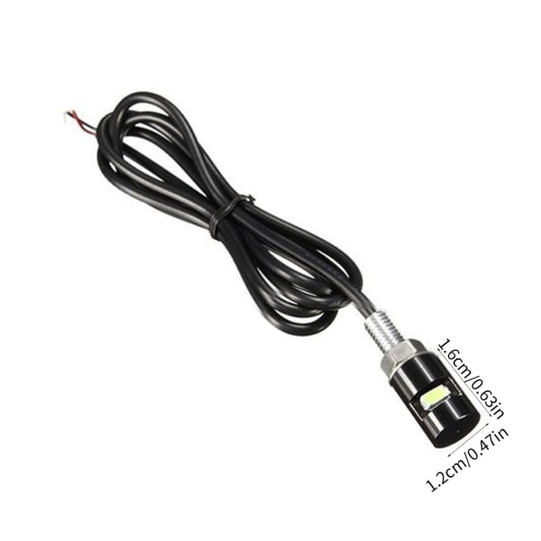 12V motorsykkel LED-skiltlys LED bakre halenummerlys Universal 12V 5630 hvite lys blinklys null - 2