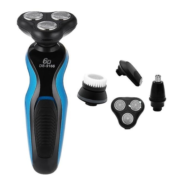 Beard Razor Electric Rechargeable Trimmer Dry and Wet Shaving Fast Charging