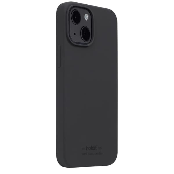 iPhone 13 Mini - Hållbart Mobilskal Silikon - Svart_xx Black Black