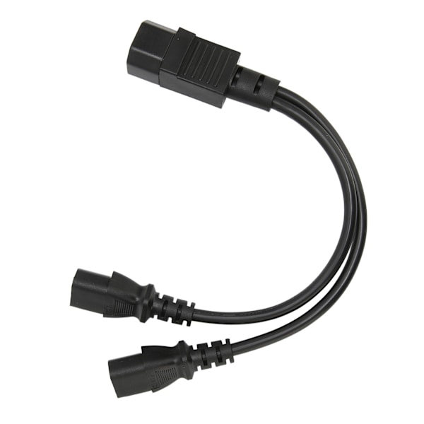 IEC320 C14 till 2 x C13 Hona Y-formad Strömkabel 1 in 2 ut 2500W 10A 250V Förlängningskabel för LCD-skärmar 0.2