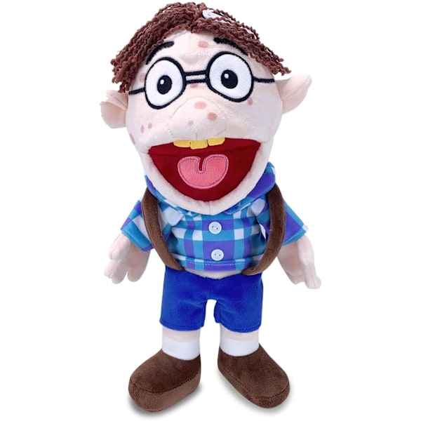 Blød Plys Legetøjs Hånddukke til Legetøjshus, Hånddukker Tegneserie Plushie Legetøj