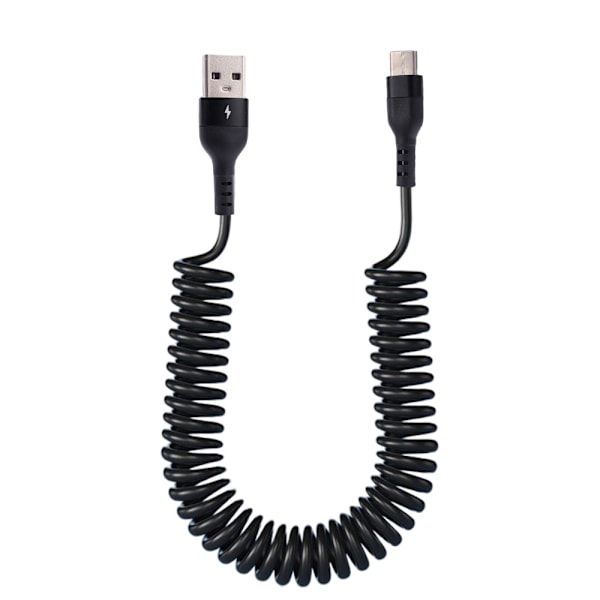 Spring Data Kabel Mobiltelefon Ladekabel RØD 1M TYPE C TYPE Rød Red 1mType C-Type C