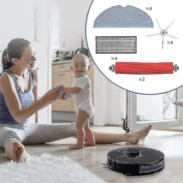 Tilbehør til Roborock S7 S7 + S7 Plus S7 Max T7s T7s Plus robot
