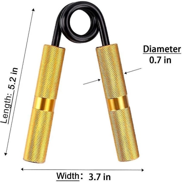 Hand Gripper Set, tunga Grippers, Grip Strength Trainer (Färg: Gul 250lbs)