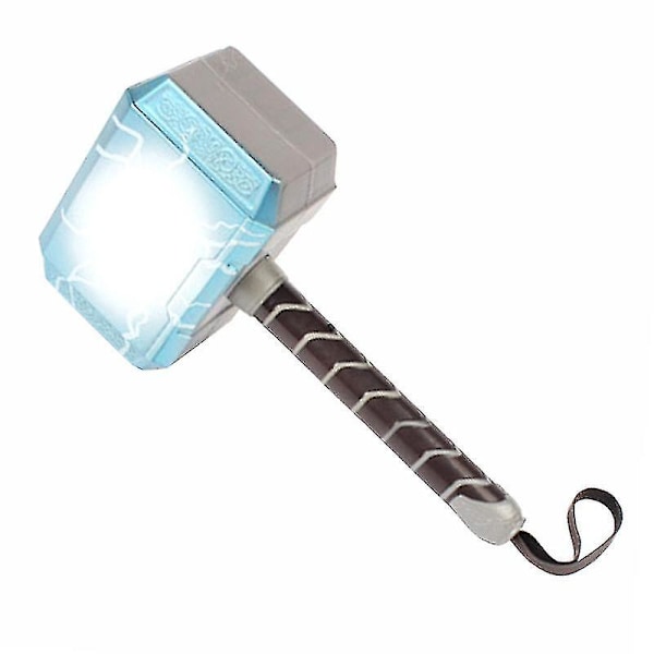 Marvel Avengers Thors Hammer, Thors Hammer med LED-lys og lyd Thors Battle Hammer Rollespillleke Marvel Superheltleke 1 stk