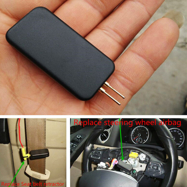 2-pack bilkrockkuddesimulator krockkuddediagnosverktyg för SRS resistorfel Hitta GM krockkuddekontroll