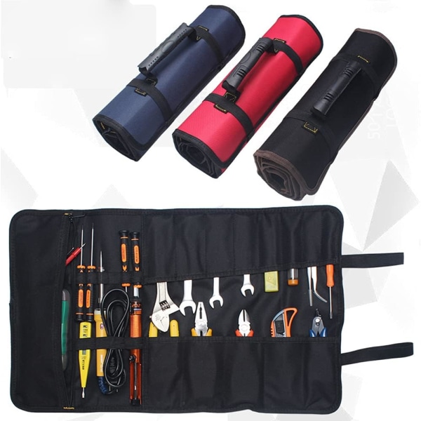 Verktygsväska, Elektriker Mekaniker Roll Portable Canvas Storage Bag
