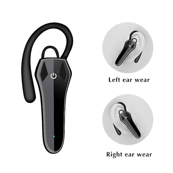 Bluetooth Headset Bluetooth 5.2 Ultra Lang Levetid Business Hovedtelefoner Trådløs Bluetooth Headset