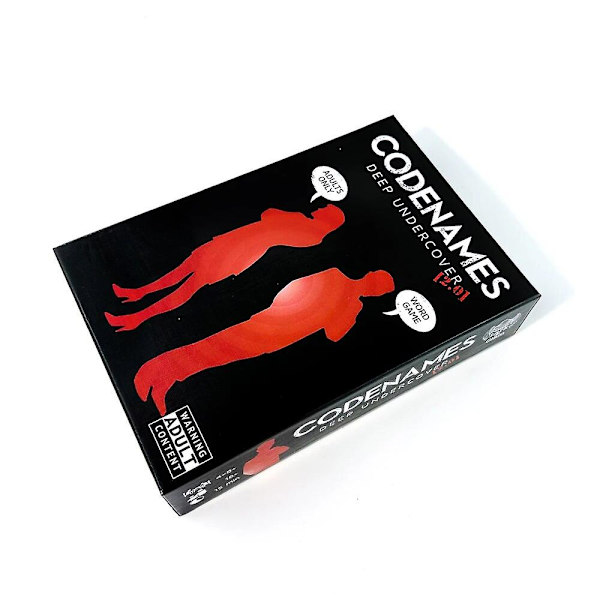 Lark & Clam Codenames Deep Undercover 2.0 - Vuxenspel, Limited Edition Red