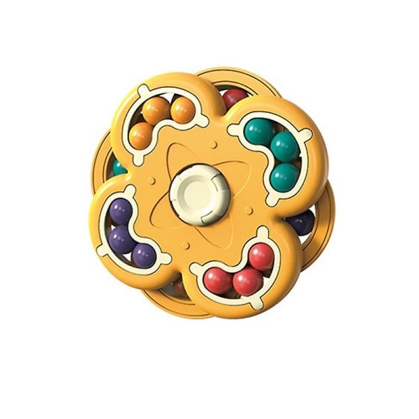 Magic Fidget Beads Spinners Pyörivä cube toy, Dekompressiogyroskooppi palapelikuutio, Hauskoja pulmapalloja opettavaisia leluja