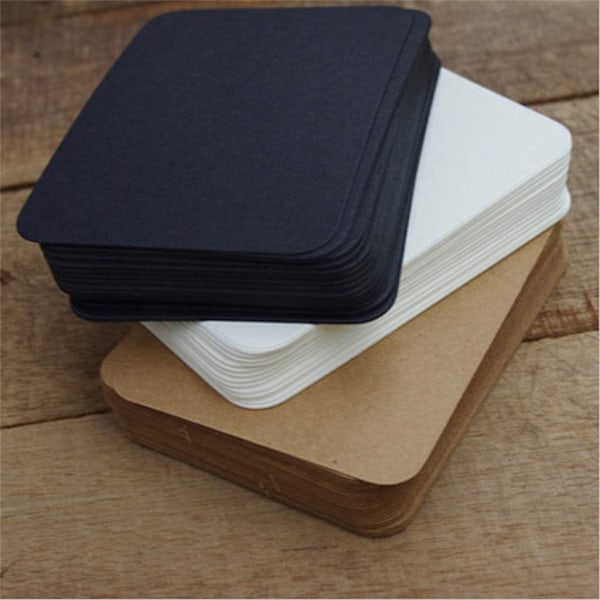 Pelikortit tyhjät kova paperi kortti paperi DIY lautapeli Valkoinen 02 Kraft paper
