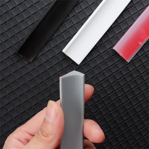 Vandstop Vandholder strimmel SORT 100CM Sort Black 100 cm