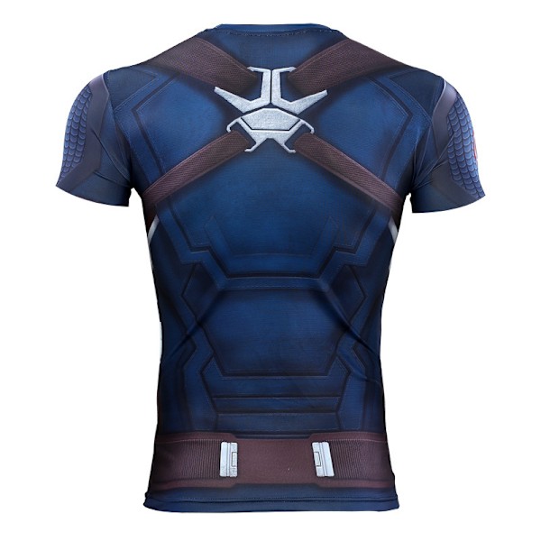 3D Spider-Man Trykt Kortærmet Kompressions T-shirt til Mænd Åndbar Fitness Farve 3 M Farve 3 Color 3 M