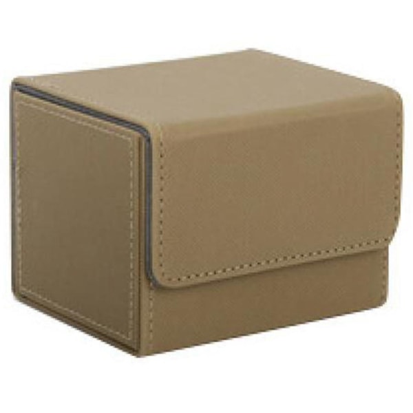 Card Box Side-loading Card Box Deck Case For Yugioh Card Binder Holder 100+, sandfarge