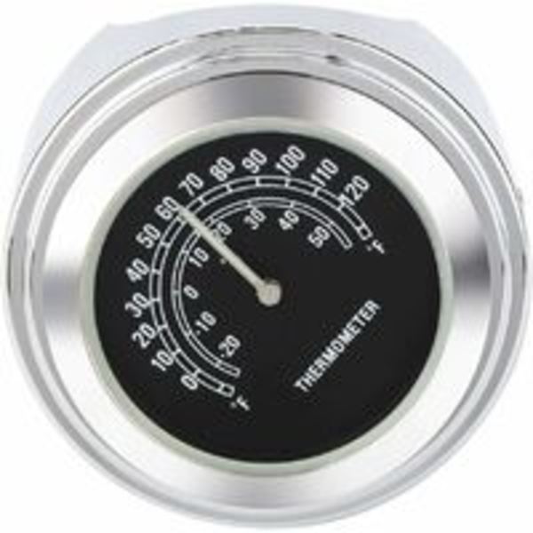 22-25mm (Sort) Styrtermometer Vandtæt Motorcykel Styr Montering Temperatur Tilbehør
