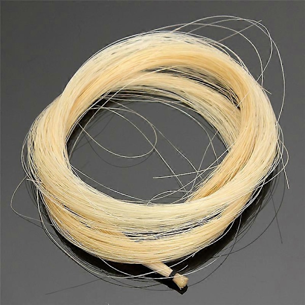 Hank 79-80 cm Ekte Mongolsk Hestehår for Fiolin, Bratsj, Cello, Bassbue, Fotofarge
