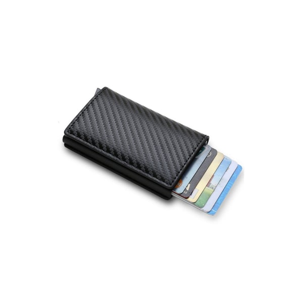 Magnetlommebok, slim, kortveske med RFID-beskyttelse, lommebok med myntrom