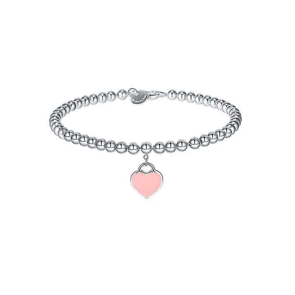 Tiffany Armband 925 Sterling Silver Armband Mode Söt Retro Alla Match Smycken Trend Armband