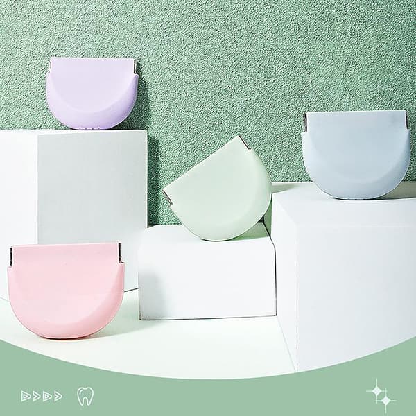 Silikonholder Etui Usynlig Tannregulering Boks Green