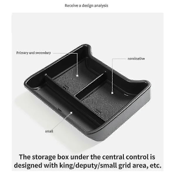 NA/Storage Box for Console for Id.4 Id4 Id 4 Crozz Console Storage Organizer