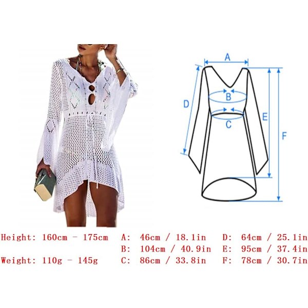 Strik Bikini Cover-Up Strandkjole