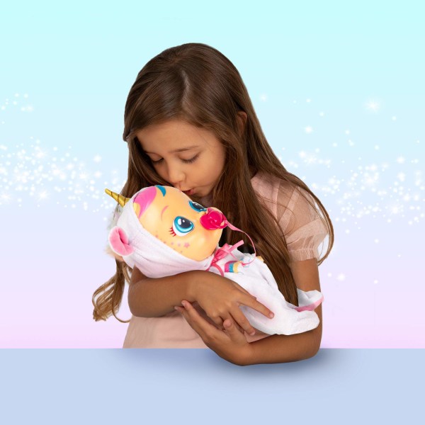 Deamy | Interaktiivinen baby , joka itkee oikeita kyyneleitä nuken ja pyjaman kanssa - lelu yli 18 kuukauden lapsille