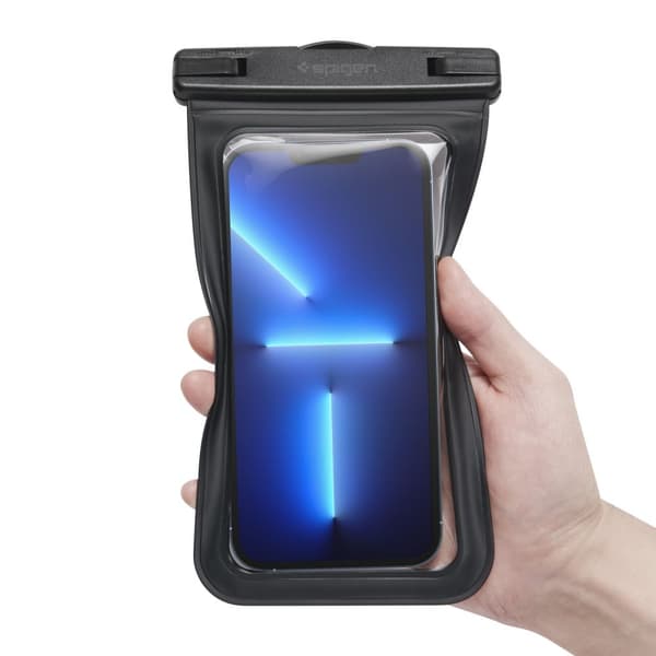 Spigen 2-PACK Universaali Vedenpitävä Pussi / Puhelinkotelo Musta 80