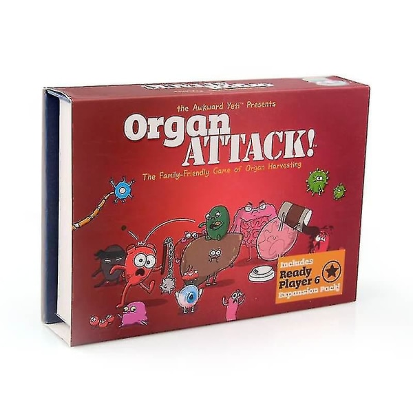 Human Organ Attack Card Party -moninpeli casual lautapeli