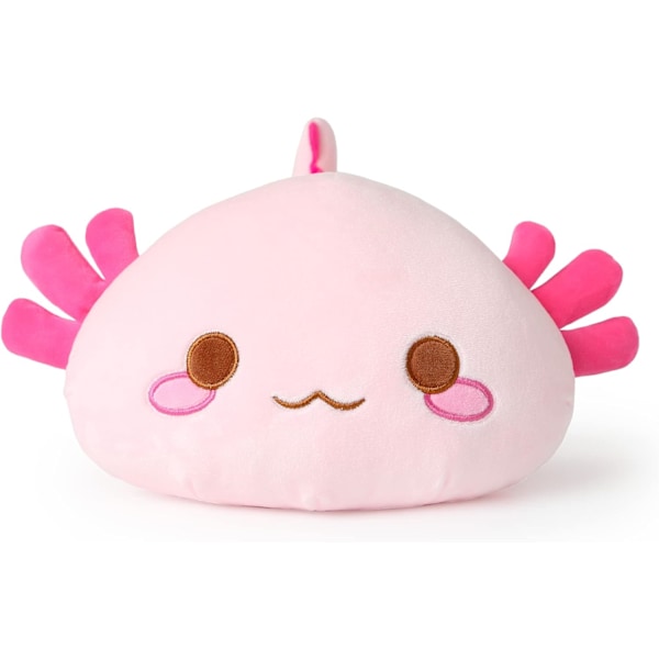 Söt Axolotl Plysch, Mjukt Stoppat Djur Salamander Plyschkudde, Kawaii Plyschleksak för Barn (Rosa Axolotl A, 13\")Rosa Axolotl a Pink