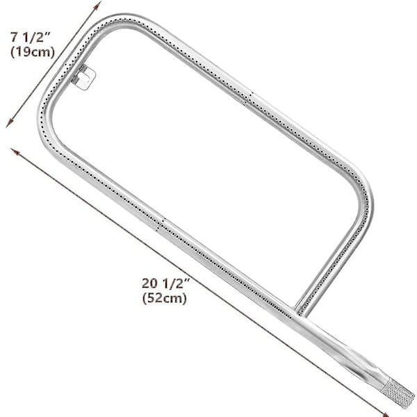 41862 Grillbrennerrørutskifting for Weber Q200 Q220 Q2000 Q2200 Gassgrill Cy