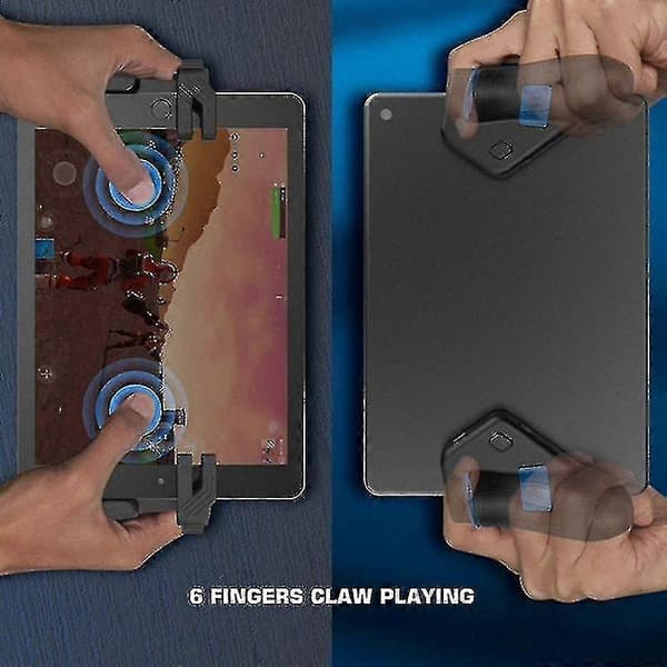 F7 Claw Tablet Controller Joystick til Ipad/Android Tablets Plug and Play Gamepad til Pubg Mobile-God