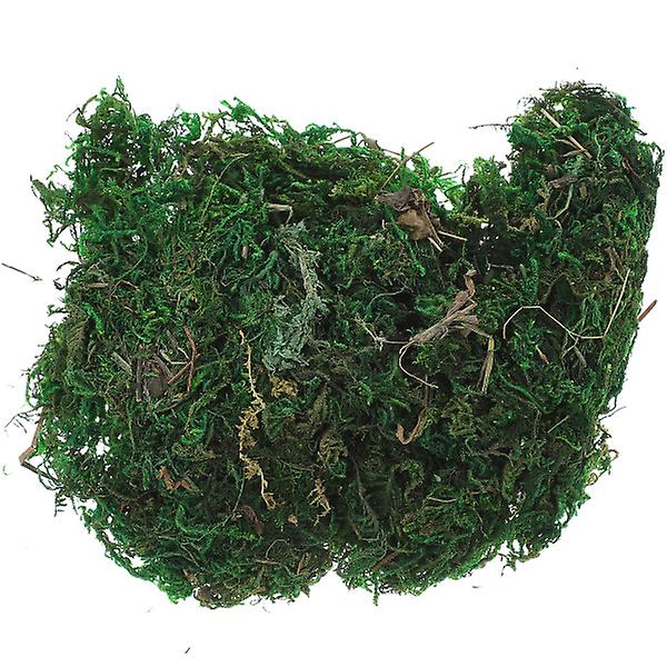 Konstgjord mossalavsimulering falska gröna växter för trädgårdsdekoration (20g/liten förpackning) (13*9*3cm)