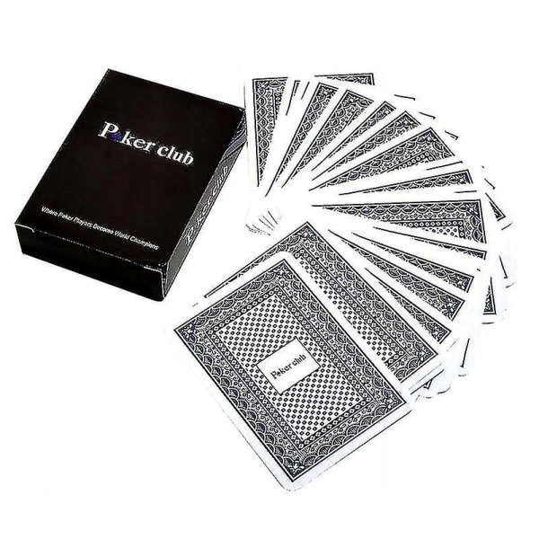 Plast Vandtæt Scrub Spillekort Poker Club Kort Brætspil