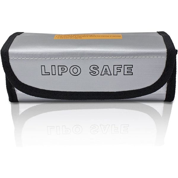 Battery Guard Bag Palonkestävä Turvalaukku Säkki (19 * 8,5 * 6,5 cm)