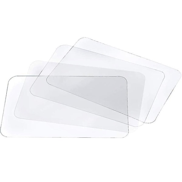 Transparent Placemat Washable Placemat for Heat Resistant Non-Slip Kitchen Placemat Table (8 pcs)