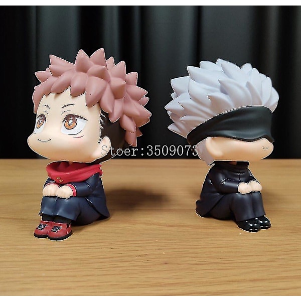 Jujutsu N Anime Figur Gojo Satoru Itadori Yuji Look Up Action Figur Jujutsu N Fushiguro Megumi Figurine Doll Present[HK] no box E