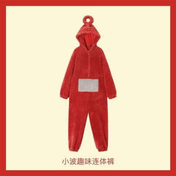Teletubbies Kostyme Voksne Cosplay Dyr Pyjamas Jumpsuit Voksen M - Perfekt Po Teletubbies Po Teletubbies Adult XL