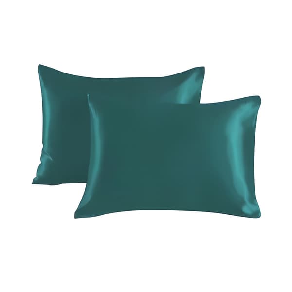 Satin Pillowcase - Pillowcase - 50 x 66cm - 2-pack Azure blue