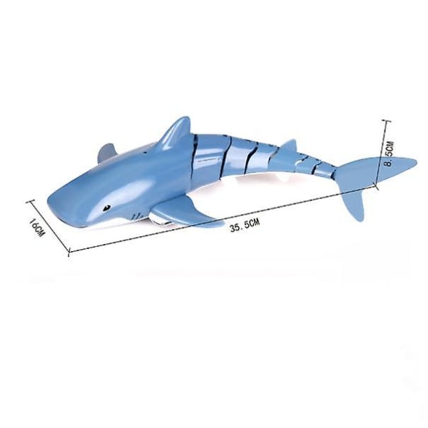 Shark Wireless Simulation 2,4g fjernbetjening Fleksibelt Shark Toy Undervandslegetøj