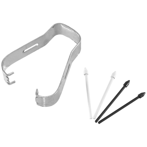 Stylus spids S6 spids S7 refill N10 udskiftelig S22 spids N20 refill 1 sæt 15 sorte og 10 grå penhoveder