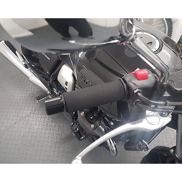 2-pack motorcykel vibrationsdämpande handtagsskydd Innerdiameter: 31mm (tillämpligt område: 3,17-3,68 cm) Bekvämt skum halkfritt för alla handtag