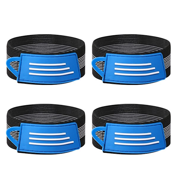 4 st Cykel Ankel Ben Byxor Byxor Rem Klipp Rem Cykling Ankel Rem för Jogging, Cykling, Klättring, Camping Blue 0.05