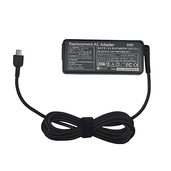 Type-c AC-adapteroplader til Lenovo bærbar computer USB-C 65w