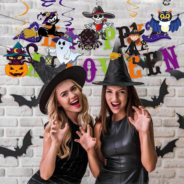 Kit Dekorasjoner Halloween, Dco Halloween Deco Halloween Interiør, Kit Halloween @