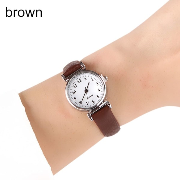 Dameure læderrem BRUN brown