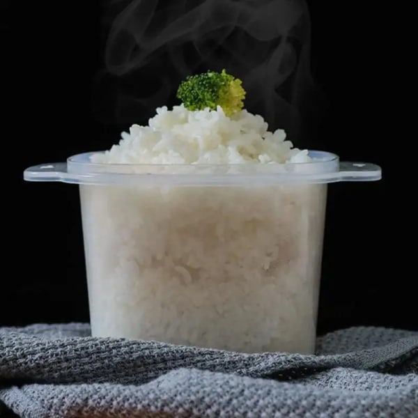 1 set keittiön mikroaaltouunin riisinkeitin, monitoiminen höyrystin