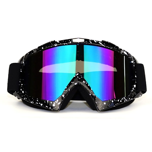 Motorcykelglasögon, Motocrossglasögon Dirt Bike Goggles ,  Glasögon, vindtät, Sandtät, Regntät, Anti-dim Motorcykelglasögon